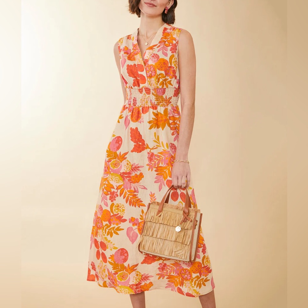 Spartina 449 Carlyn Dress ~ S ~ NWT, current on website! Richmond Hill Fruit
